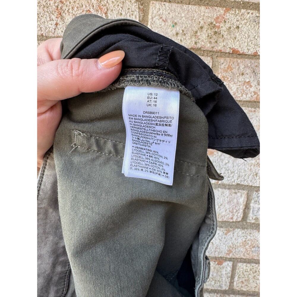 Daily Ritual Pants Olive Green Size 12 Skinny - Picture 5 of 5